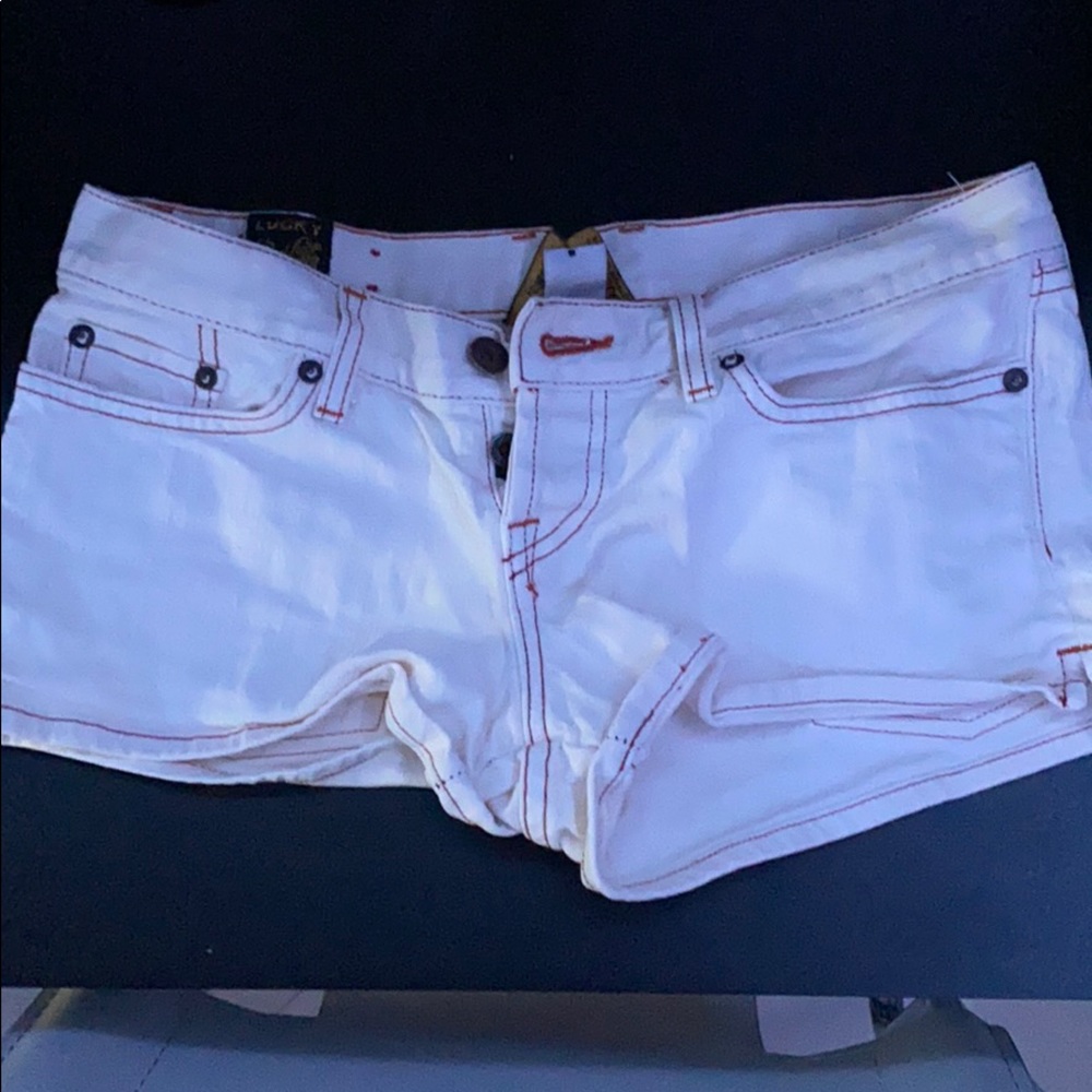 Lucky Brand White Demin Shorts